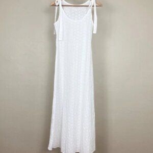 The Lady & The Sailor Eyelet Maxi Slip Dress